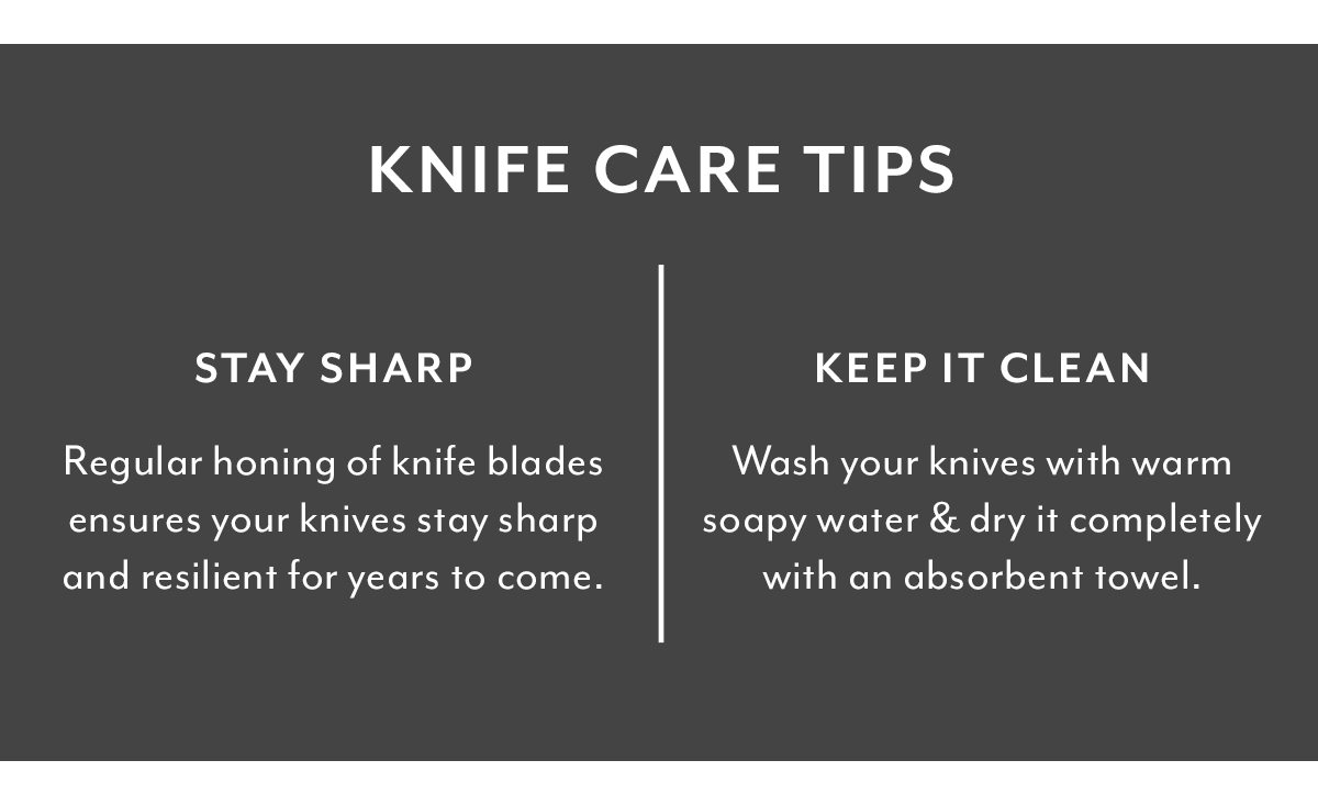 Knife Care Tips