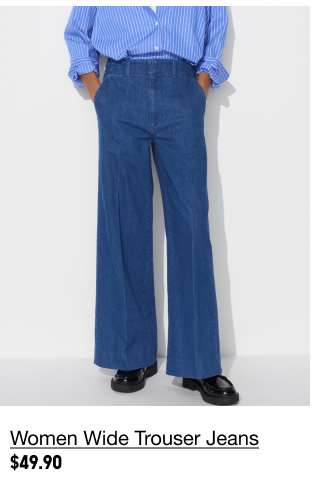 PDP5 - WOMEN WIDE TROUSER JEANS