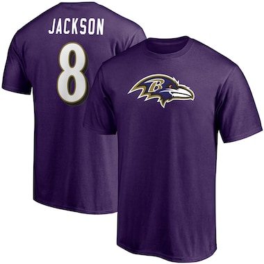  Lamar Jackson Purple Player Icon Name &a...