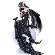 Dark Skies Fairy Statue