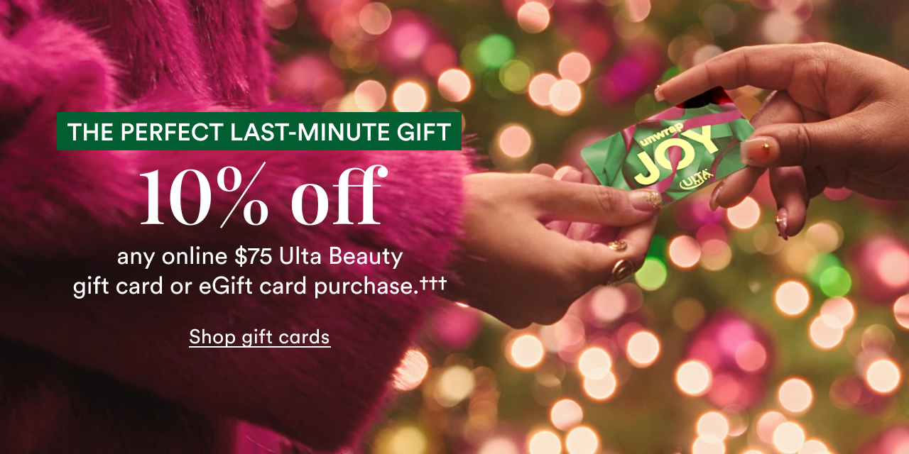 THE PERFECT LAST-MINUTE GIFT | Get 10% off your total gift card purchase with any $75 online gift card purchase.