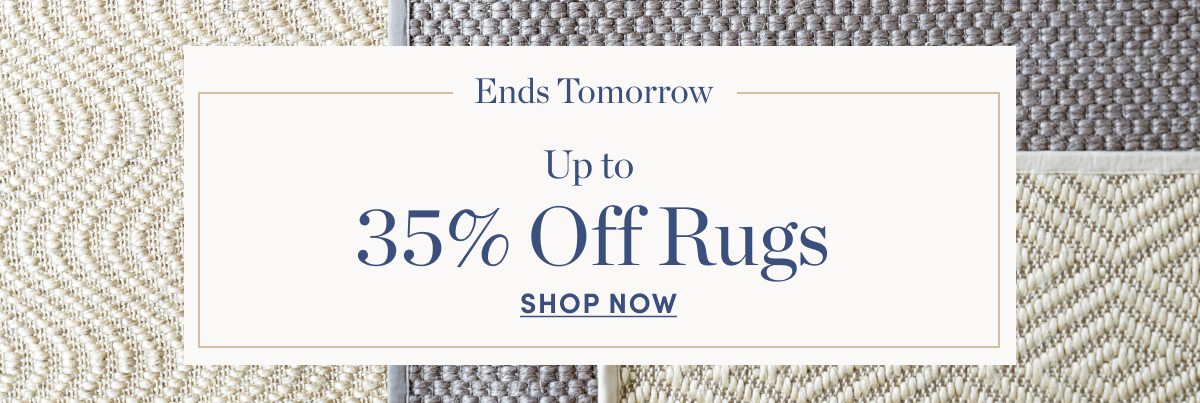 Up to 35 Percent Off Rugs