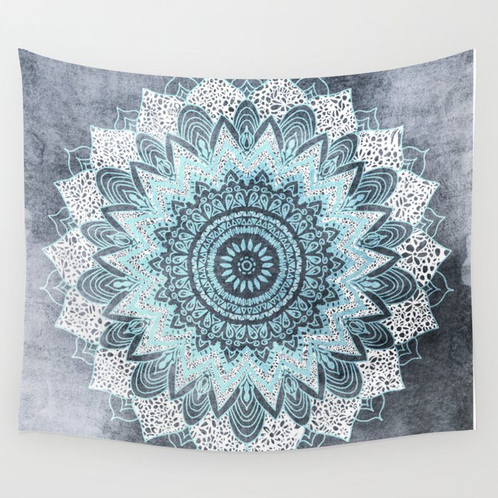 BOHOCHIC MANDALA IN BLUE