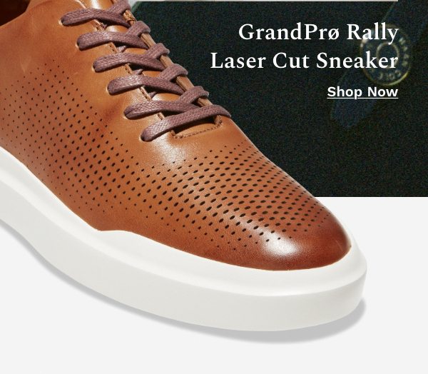 Mens GrandPrø Rally Laser Cut Sneaker