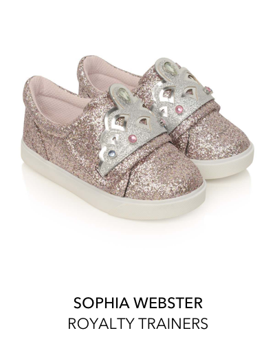 MULTI PINK GLITTER ROYALTY TRAINERS 