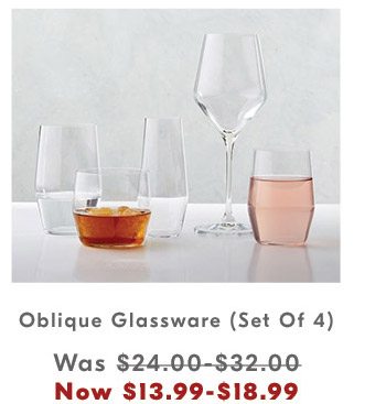 Oblique Glassware