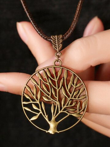 Vintage Life Tree Necklace