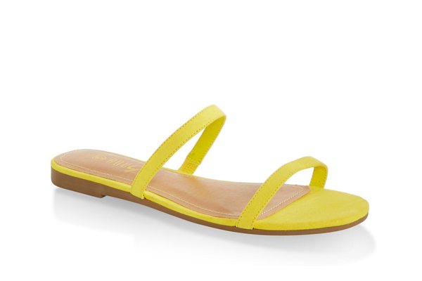 Skinny Band Slide Sandals