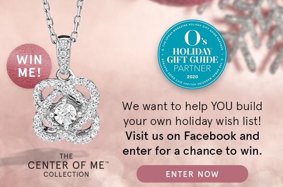 Visit Us on Facebook to Enter for a Chance to Win a Center of Me Diamond Necklace