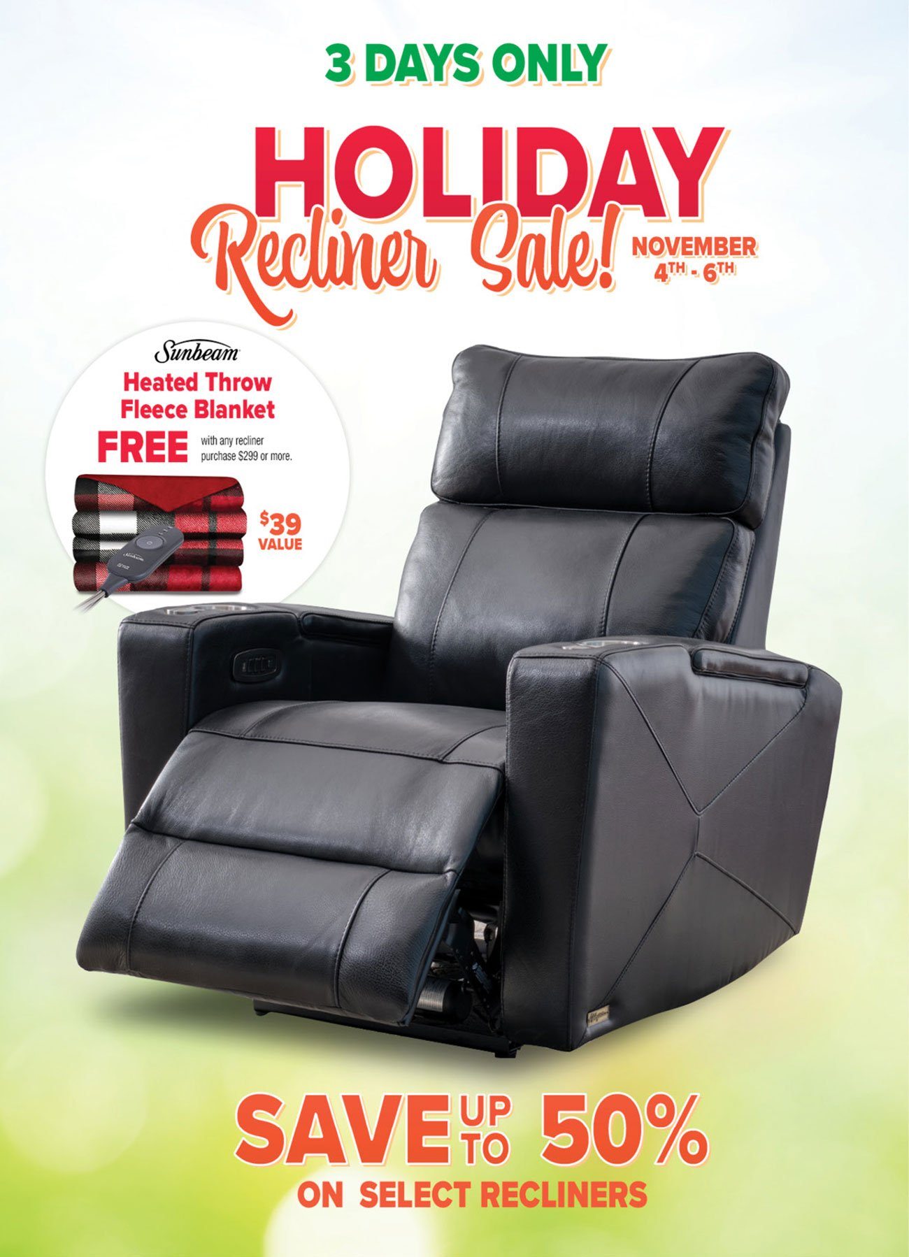 Holiday-recliner-sale