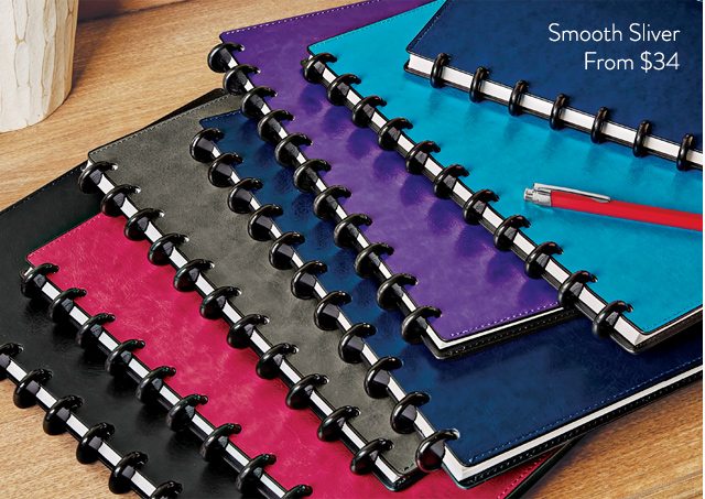 Shop Circa Smooth Sliver Notebook with Pockets