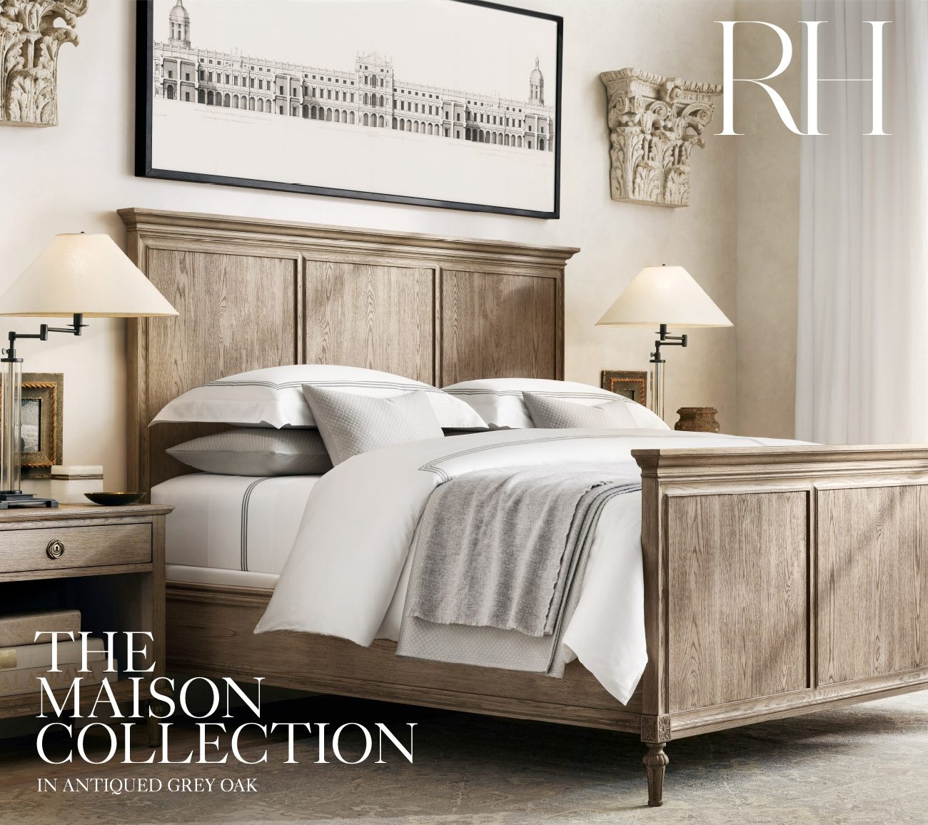 Discover The Maison Collection In Antiqued Grey Oak Rh Email Archive