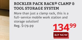 Save 25% on the Pack Rack Clamp and Tool System