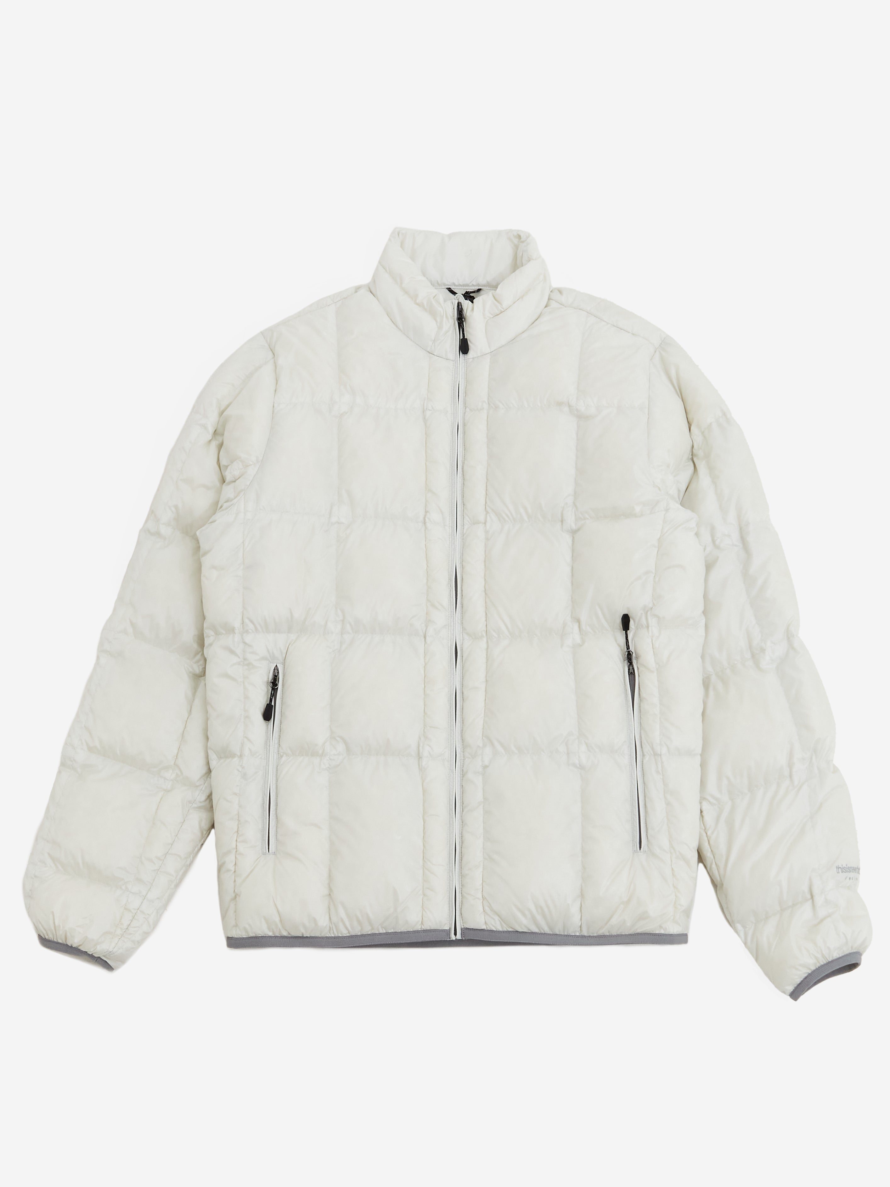 Image of thisisneverthat PERTEX Light Down Jacket - Ivory