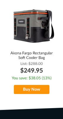 Akona Fargo Rectangular Soft Cooler Bag - Buy Now