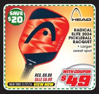 HEAD Radical Elite 2024 Pickleball Paddle