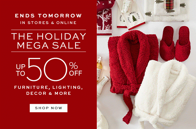 Ends Tomorrow Up To 50 Off Mega Sale Pottery Barn Email Archive