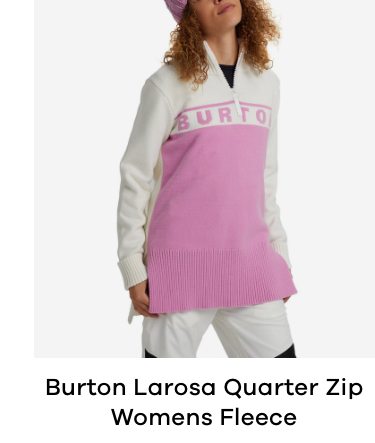 Burton Larosa Quarter Zip Womens Fleece
