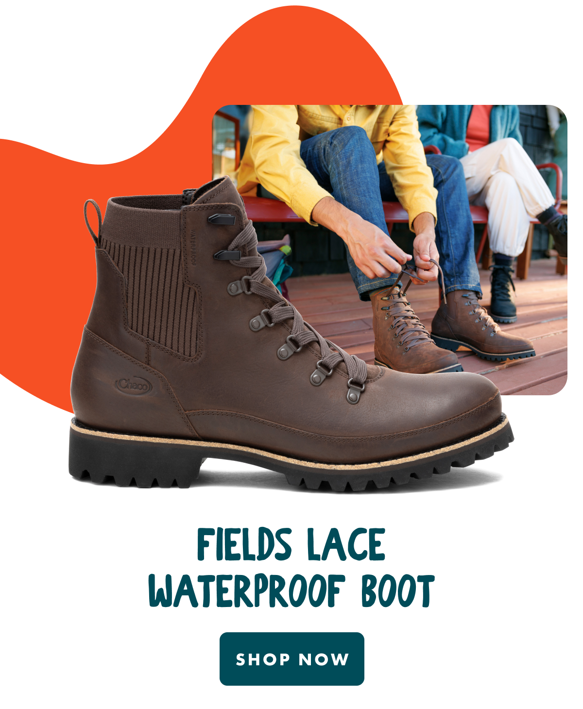 FIELDS LACE WATERPROOF BOOT - SHOP NOW