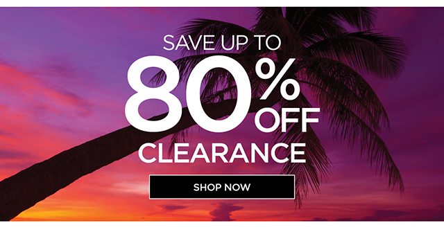 Save Up To 80% Off Clearance