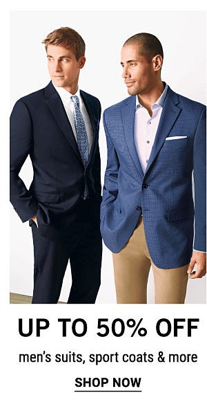 Up to 50% off men's suits, sport coats & more. Shop Now.
