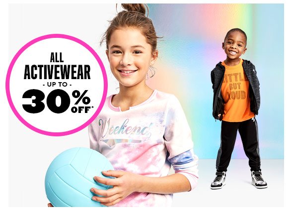 All Activewear Up to 30% Off