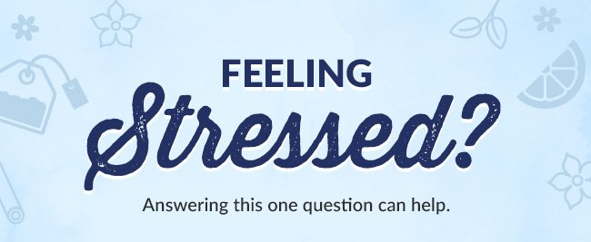 Feeling Stressed?