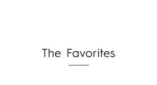 Headline - The Favorites