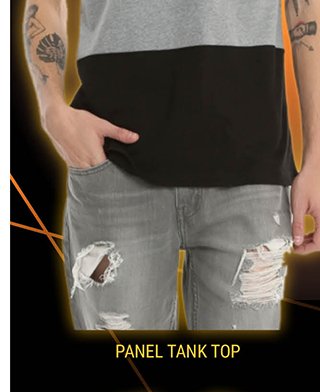 Panel Tank Top