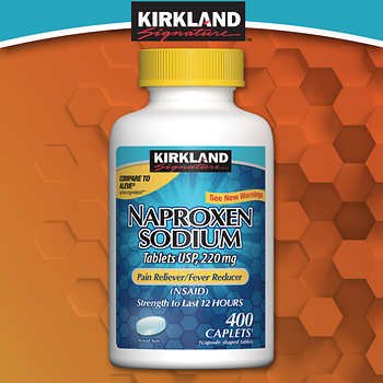 Kirkland Signature Naproxen Sodium 220 mg, 400 Caplets