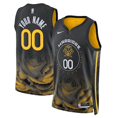 Unisex Nike Black Golden State Warriors 2022/23 Swingman Custom Jersey - City Edition