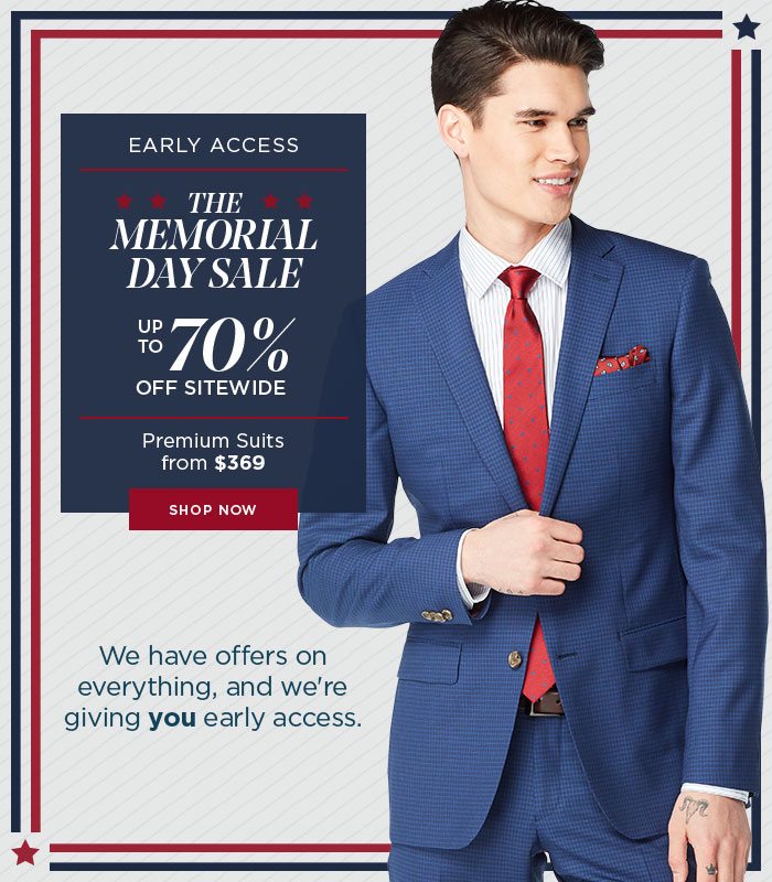 The Memorial Day Sale