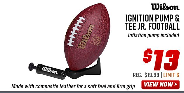 Wilson Ignition Pump & Tee Jr. Football