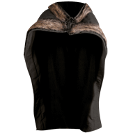 Bjorn Fur Trimmed Cape