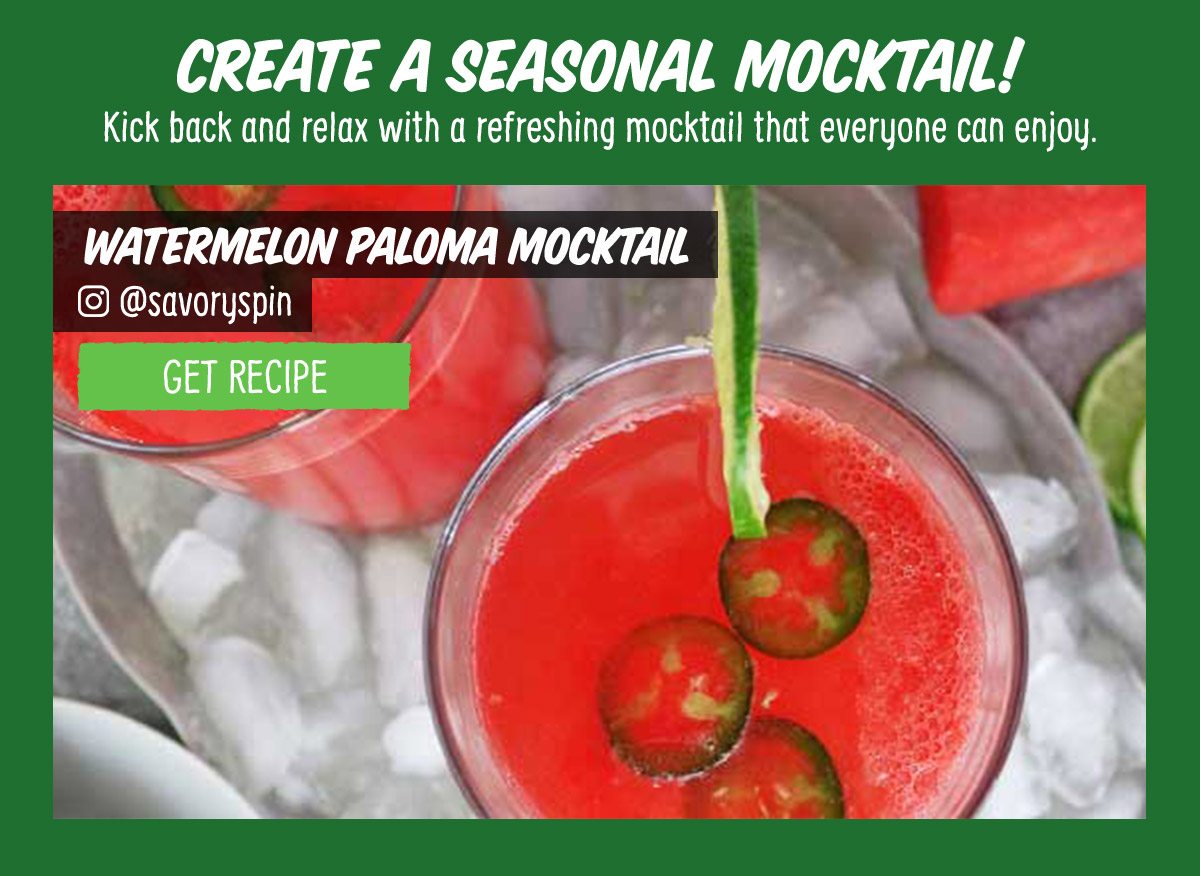 Watermelon Paloma Mocktail