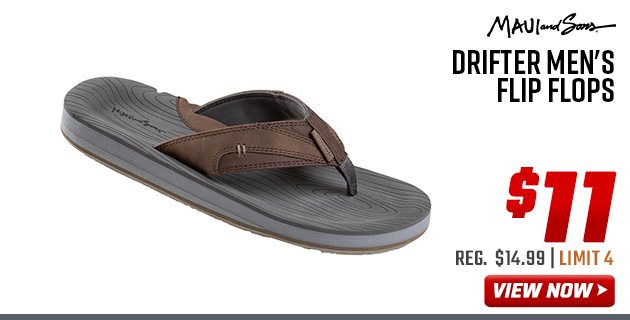 Maui & Sons Drifter Men's Flip Flops