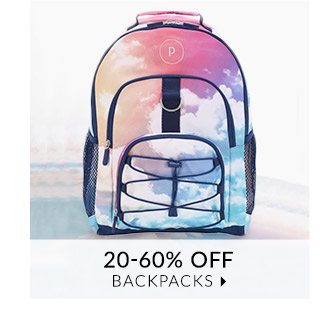 20-60% OFF BACKPACKS