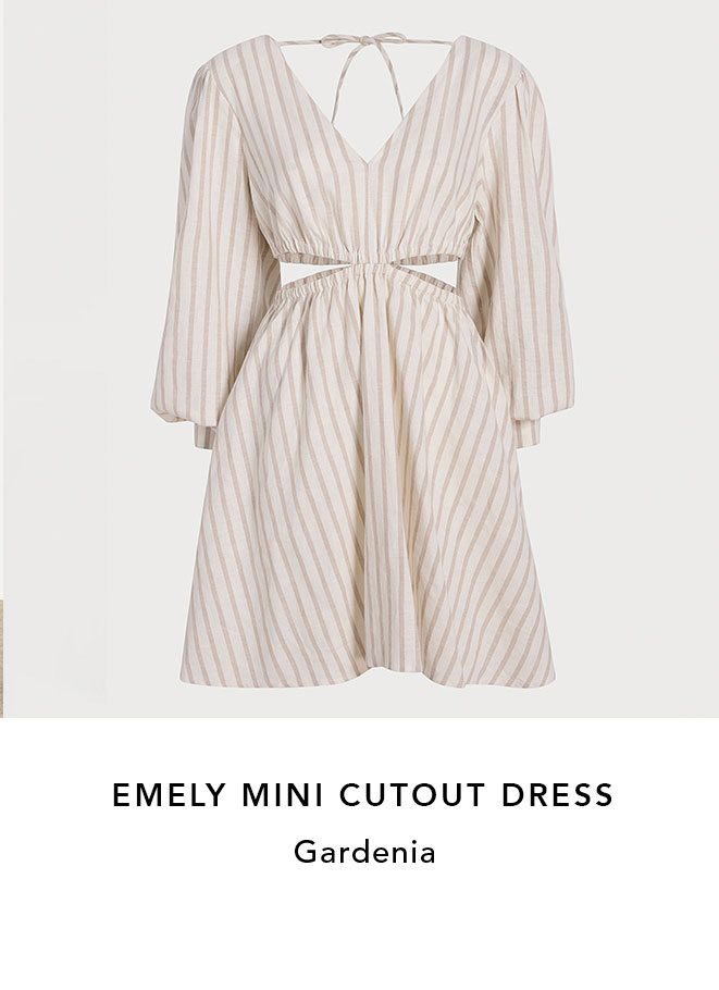Emely mini cutout dress 