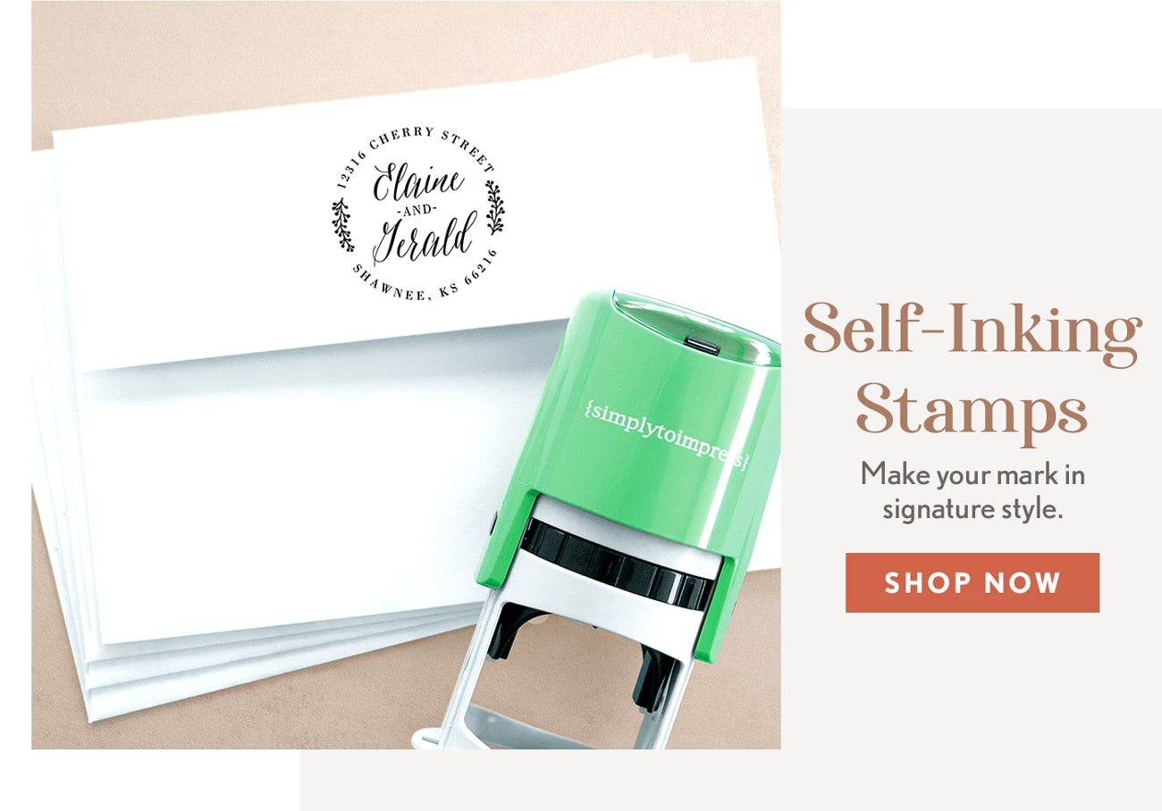 Self-Inking Stamps | Shop Now