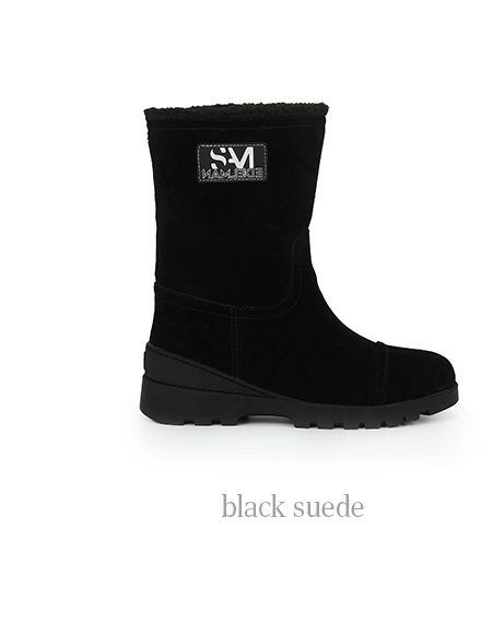 black suede