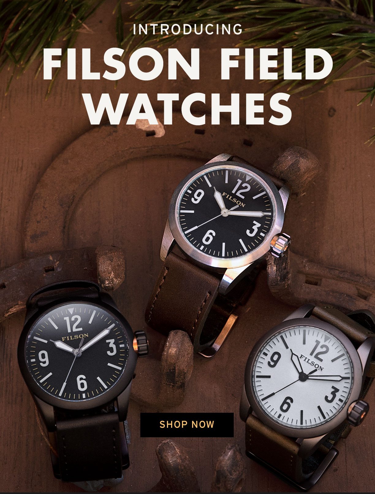 FILSON FIELD WATCHES. SHOP NOW