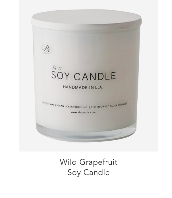 RXLA Wild Grapefruit Soy Candle, 15 oz