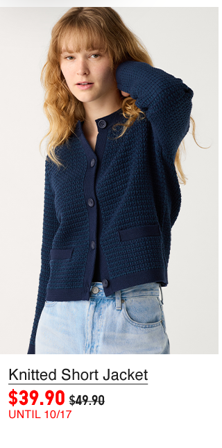 PDP6 - WOMEN KNITTED SHORT JACKET