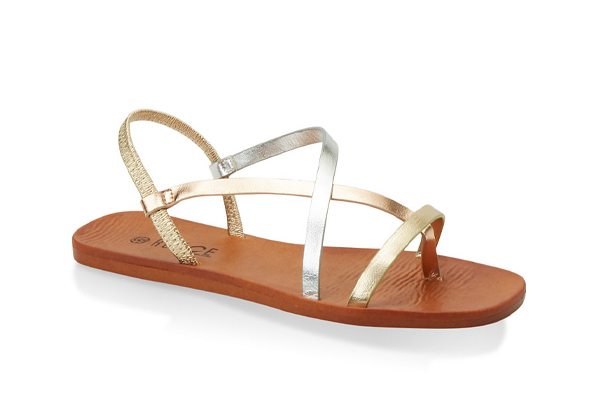 Toe Loop Strappy Sandals