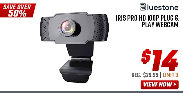 Bluestone Iris Pro HD 100p Plug & Play Webcam