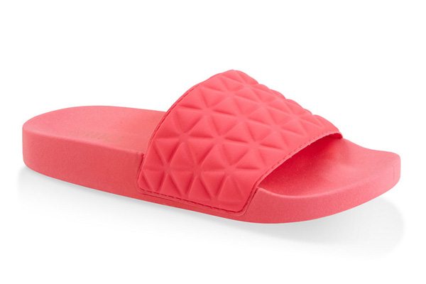 Quilted Scuba Knit Pool Slides