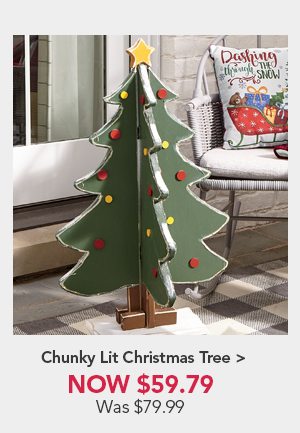 Chunky Lit Christmas TreeNow $59.79 Was $79.99