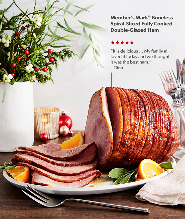 Member's Mark™ Boneless Spiral-Sliced Cooked Double-Glazed Ham