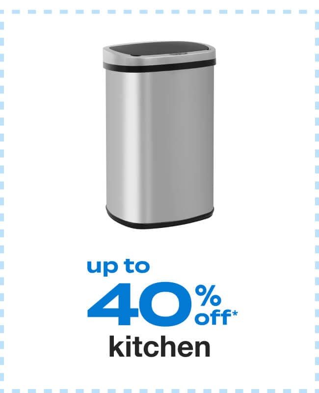 Up to 40% Off Kitchen