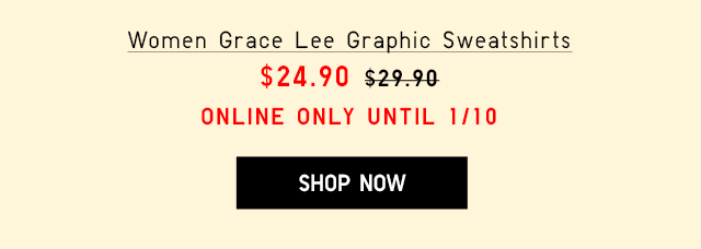 WOMEN GRACE LEE GRAPHIC SWEATSHIRTS $24.90 - SHOP NOW